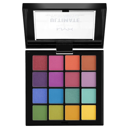 NYX Professional Makeup Палетка теней для век. ULTIMATE SHADOW PALETTE era professional makeup кисть для теней 56n 1