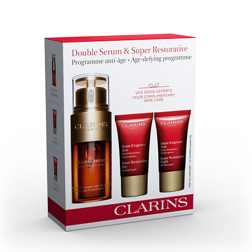 CLARINS Набор Clarins Double Serum+ Multi-Intensive clarins восстанавливающая сыворотка интенсивного действия multi intensive