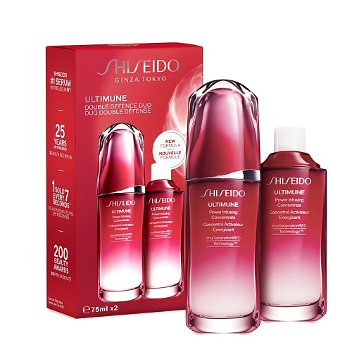 SHISEIDO Набор Ultimune Duo shiseido набор с улучшенным супервосстанавливающим кремом bio performance