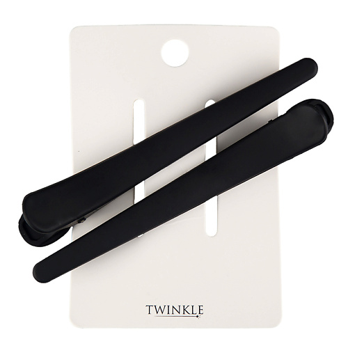 TWINKLE Набор парикмахерских заколок Black набор из двух парикмахерских ножниц dewal