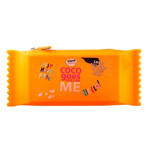 DOLCE MILK Пенал «Конфета» Orange сборная коробка‒конфета белочка 18 × 28 × 10 см