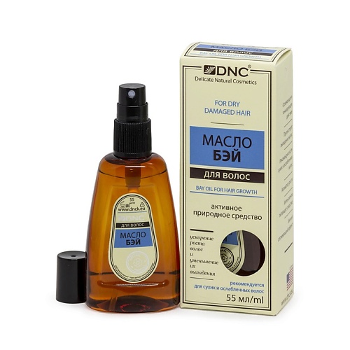 Масло для волос DNC Масло для волос бэй Bay Oil for Hair Growth масло для волос dnc масло бэй активное природное средство 55мл 3 шт