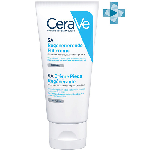 

CERAVE Крем для сухой, потрескавшейся кожи ног, Крем для сухой, потрескавшейся кожи ног