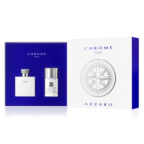 Мужская парфюмерия AZZARO Набор Chrome Pure
