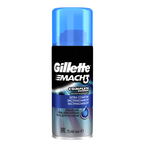 

GILLETTE Успокаивающий гель для бритья Gillette Mach3, Успокаивающий гель для бритья Gillette Mach3