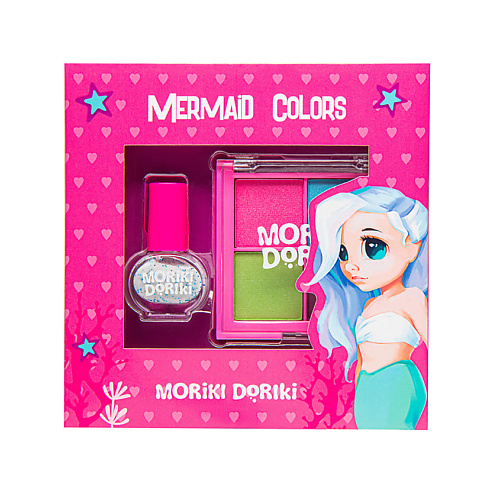 MORIKI DORIKI Набор для макияжа MAKE-UP SET MERMAID COLORS moriki doriki пенал силиконовый mermaid vibes