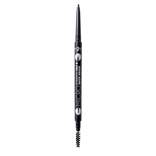 BRONX COLORS Ультратонкий карандаш для бровей с щеточкой bronx colors футляр для румян single slide