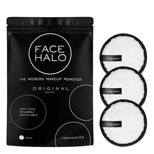 Диски и салфетки для снятия макияжа FACE HALO Диск многоразовый для снятия макияжа