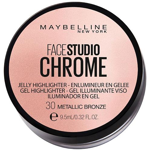 Хайлайтер для лица MAYBELLINE NEW YORK Гелевый хайлайтер Face Studio Chrome цена и фото