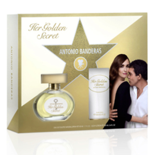 ANTONIO BANDERAS Подарочный набор Her Golden Secret antonio banderas дезодорант спрей her secret desire