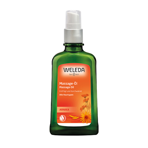 WELEDA Массажное масло с арникой weleda облепиховое питательное масло для тела