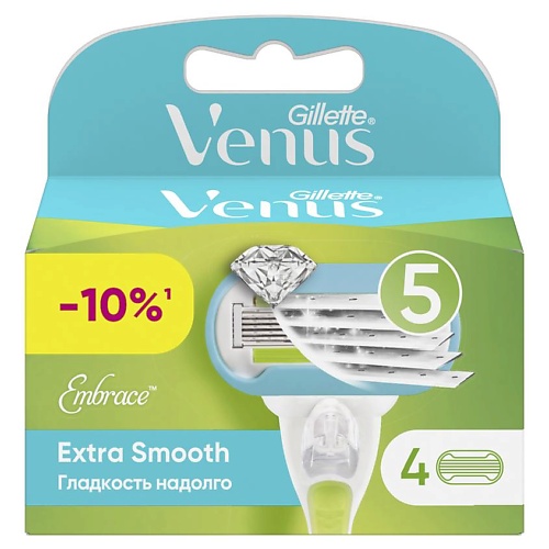 GILLETTE Сменные кассеты для бритья Venus Embrace станок для бритья gillette venus embrace snap