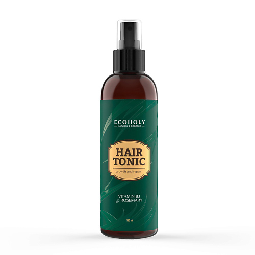 ECOHOLY Тоник для волос с розмарином и витамином B3 Hair Tonic Growth and Repair Vitamin B3 & Rosemary rosemary