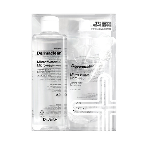 пенка для умывания с био водой dr jart dermaclear micro foam micro mousse cleansing foam упаковка 12 шт по 120 ml Набор средств для лица DR. JART+ Биоводородная микро-вода для очищения и тонизирования кожи Dermaclear Micro Water