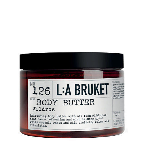 Крем для тела LA BRUKET Крем-масло для тела № 126 Vildros/ Wild rose body butter camille rose body сладкий крем из купуасу питательное средство для всего тела 177 мл 6 унций