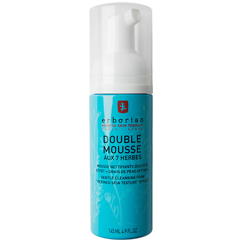 Мусс для умывания  Летуаль ERBORIAN Очищающая пенка для лица 7 трав Double Mousse 7 Herbs