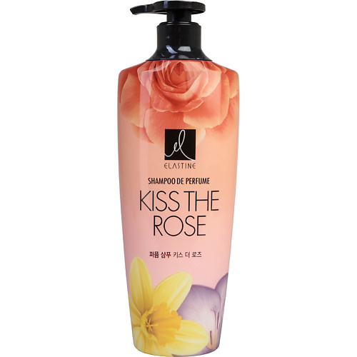 фото Elastine парфюмированный шампунь для всех типов волос perfume kiss the rose
