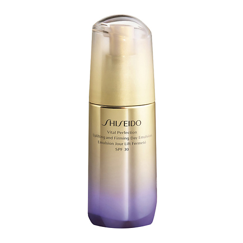 SHISEIDO Дневная лифтинг-эмульсия, повышающая упругость кожи VITAL PERFECTION shiseido эмульсия дневная разглаживающая морщины benefiance