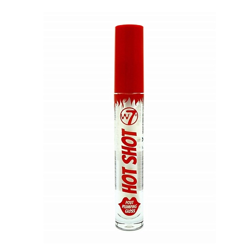 W7 Блеск для губ Hot Shot стрепсилс согревающий эффект таб для рассасыв 24