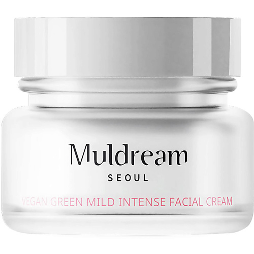 MULDREAM Увлажняющий крем для лица All Green Mild Facial Cream muldream ампульная сыворотка для лица с экстрактом центеллы азиатской vegan green mild cica ampoule