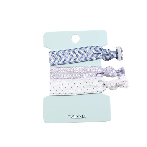 TWINKLE Набор резинок для волос Blue набор детский выбражулька 12 предметов 4 заколки 6 резинок ободок бусы ок микс