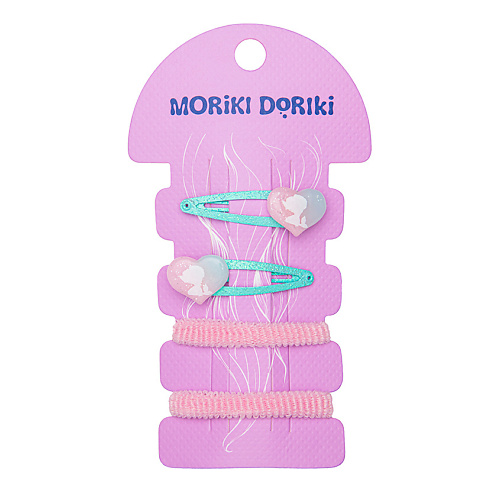 moriki doriki набор аксессуаров для волос pink MORIKI DORIKI Набор детских аксессуаров для волос 