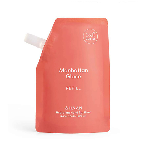 цена Антибактериальный спрей HAAN Рефилл для наполнения карманного санитайзера Освежающий Манхэттен Pouch Hydrating Hand Sanitizer Manhattan Glacé