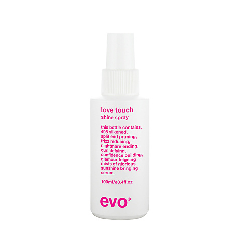 Спрей для укладки волос EVO [флииирт] спрей-блеск love touch shine spray