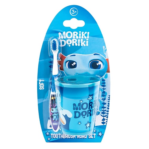 MORIKI DORIKI Набор для чистки зубов Ruru moriki doriki детская зубная щетка ruru travel
