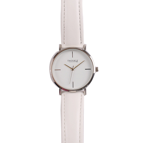 Часы TWINKLE Наручные часы с японским механизмом Twinkle, white basics модные аксессуары twinkle наручные часы с японским механизмом twinkle silver fashion
