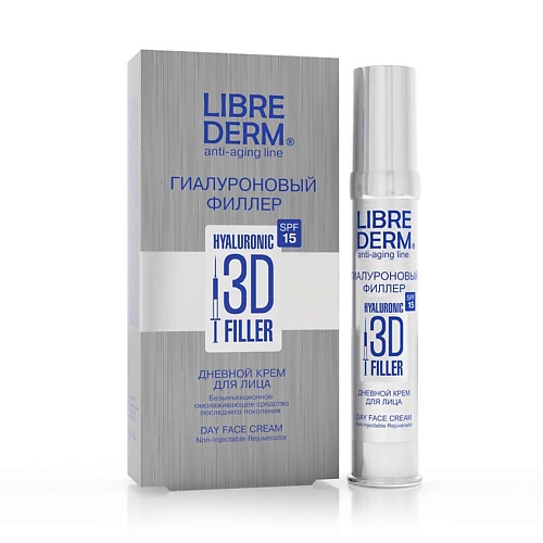 цена Крем для лица LIBREDERM Крем для лица дневной гиалуроновый SPF 15 Hyaluronic 3d Filler Day Face Cream