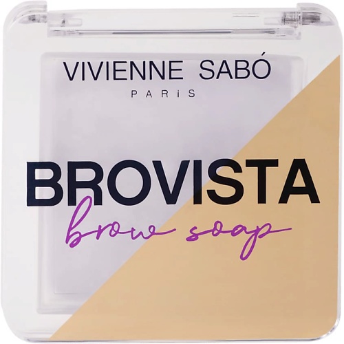 Фиксатор для бровей VIVIENNE SABO Фиксатор для бровей Vivienne Sabo Brovista brow soap гель для бровей inglot мыло фиксатор brow soap для укладки бровей