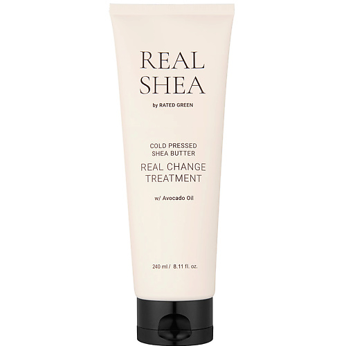 Маска для волос RATED GREEN Питательная маска для волос с маслом ши Real Shea Change Treatment маска для кожи головы rated green укрепляющая маска для кожи головы против выпадения волос real grow fortifying treatment