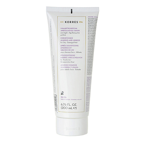KORRES Кондиционер для сухих и поврежденных волос Миндаль и Лен Conditioner Almond and Linseed