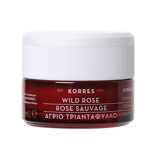 KORRES Крем для лица дневной для нормальной и комбинированной кожи Дикая Роза Wild Rose Vitamic C Day Cream
