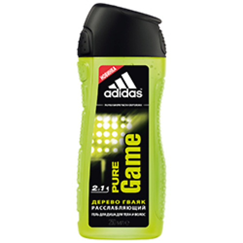 ADIDAS Гель для душа, шампунь и гель для умывания для мужчин Pure Game adidas pure game refreshing body fragrance 75