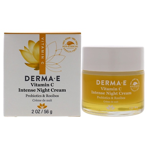 DERMA-E Крем для лица ночной с витамином C Vitamin C Intense Night Cream seacare органический омолаживающий ночной крем для лица с гиалуроновой кислотой витамином е маслами 50