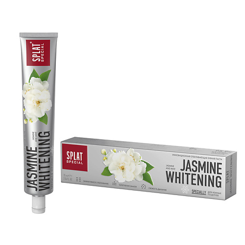 SPLAT Зубная паста серии Special Jasmine Whitening Жасминовое отбеливание splat зубная паста white plus безопасное отбеливание эмали и свежесть дыхания
