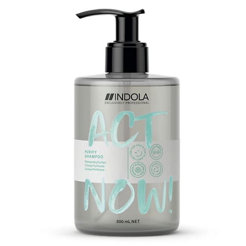 Шампунь для волос INDOLA Очищающий шампунь Act Now! Purify Shampoo
