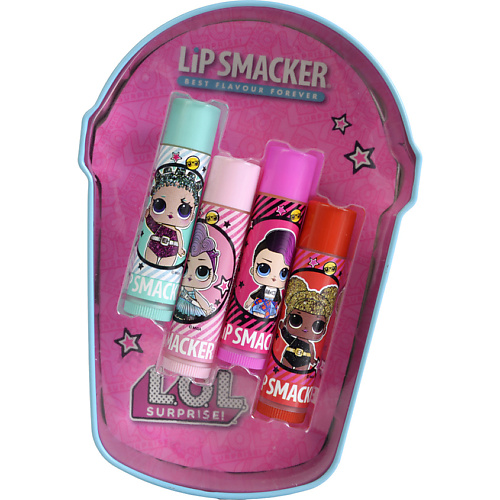 Бальзам для губ LIP SMACKER Набор бальзамов L.O.L. Surprise! Vanilla Frappe CUP tin box lip smacker набор для губ tin box