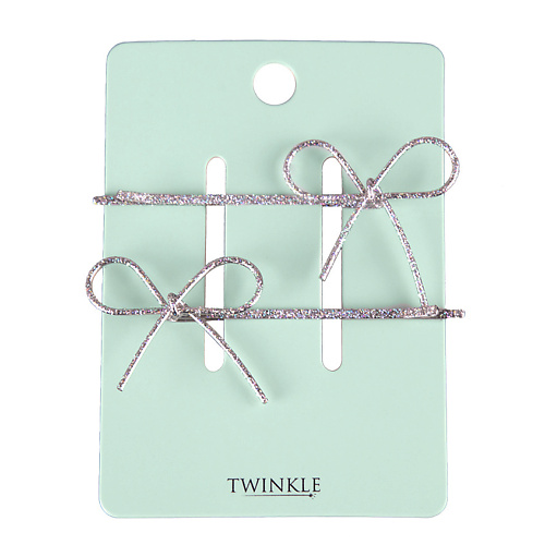 Набор заколок для волос TWINKLE Набор заколок Bow Silver набор заколок для волос twinkle набор заколок pearl