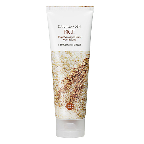 Средства для умывания HOLIKA HOLIKA Очищающая пенка с рисом Daily Garden Rice Bright cleansing foam from Icheon