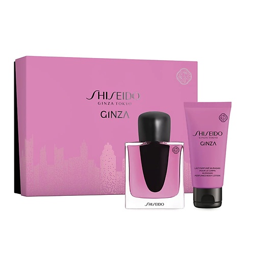 Набор парфюмерии SHISEIDO Набор с парфюмерной водой GINZA MURASAKI женская парфюмерия shiseido ginza