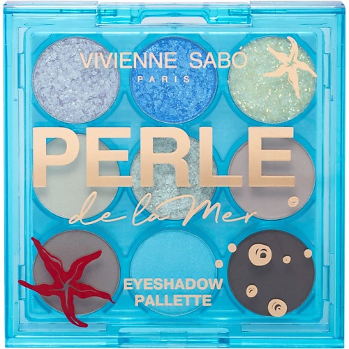 Палетка VIVIENNE SABO Палетка теней для глаз Perle de la mer guam морская ванна для чувствительной и нежной кожи de la mer 200