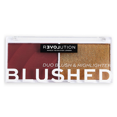 RELOVE REVOLUTION Палетка для макияжа лица Colour Play Blushed Duo compliment маска плёнка для лица регенерирующая revuele colour glow 80