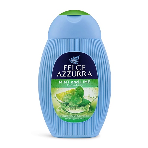 FELCE AZZURRA Гель для душа Мята и Лайм Mint & Lime Shower Gel виброхвост helios shaggy green lime 8 5 см 5 шт hs 16 010