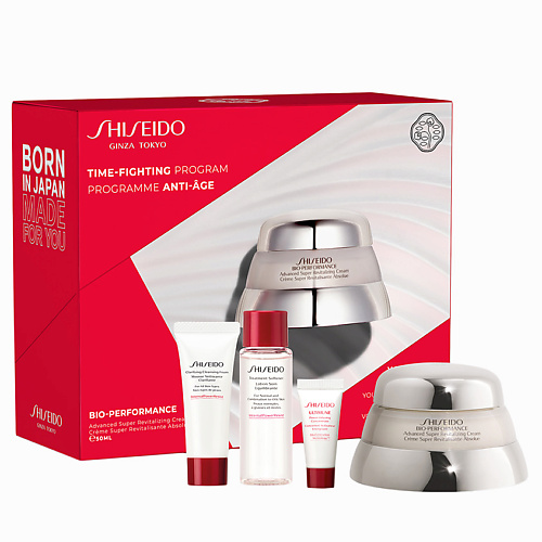 

SHISEIDO Набор с улучшенным супервосстанавливающим кремом BIO-PERFORMANCE, Набор с улучшенным супервосстанавливающим кремом BIO-PERFORMANCE