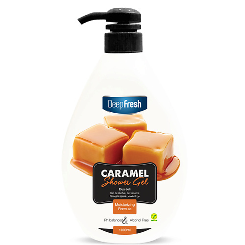 DEEP FRESH Гель для душа Caramel питательное мыло для рук deep fresh эгейские оливки