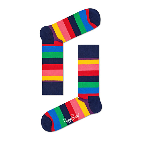 носки happy socks носки dot 6001 Носки HAPPY SOCKS Носки Stripe 6001