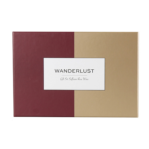 ЛЭТУАЛЬ WANDERLUST Подарочный набор Saffiano Rose Wine + Champagne Gold. Комплект: обложки на паспорт лэтуаль wanderlust клатч wanderlust saffiano wine color